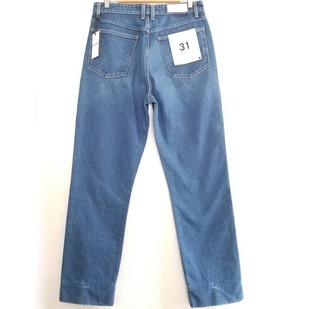 RE/DONE Classic 70's Cigarette Jeans Size 31 Mid Wash Blue - Picture 6 of 13